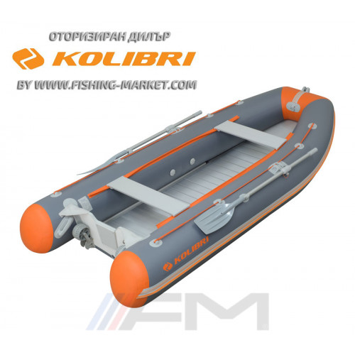 KOLIBRI - Надуваема моторна лодка с твърдо дъно и надуваем кил KM-360DSL-ALF